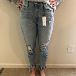 Vintage skinny high rise express jeans